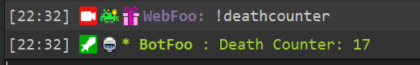 Streamlabs Desktop Chatbot: Custom Counter Command